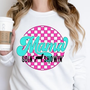 Lamb Stock Show Mama PNG Digital Download fair shirt design stock show momma stock show mom animal showing sublimation Goin&#39; Showin&#39;