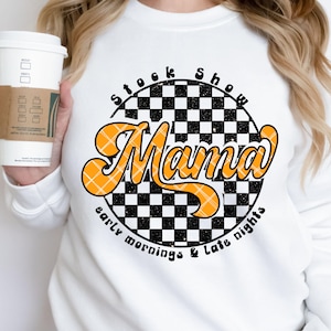 Stock Show Mama PNG Digital Download fair shirt design stock show momma stock show mom animal showing sublimation design tshirt design