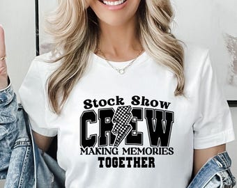 Stock Show Crew PNG, Livestock Showing Design (Digital Download)