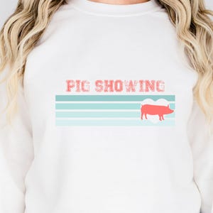 Stock Show Pig Swine Livestock PNG Digital Download Pig Showing, bright colors, sublimation