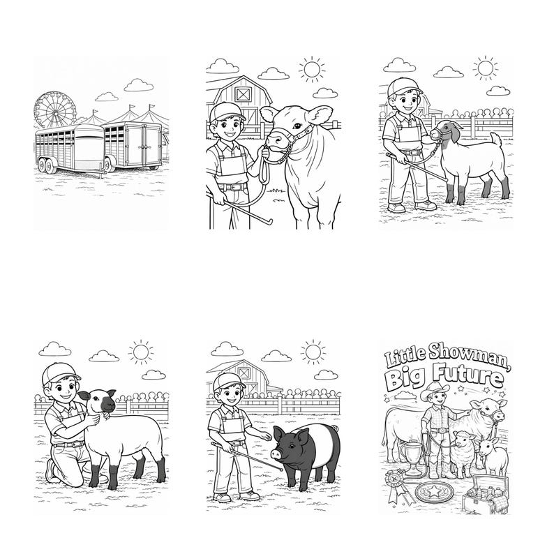 Super Stock Colouring In Stock Show Coloring Page Bundle of 25 Downloadable PDF - Etsy