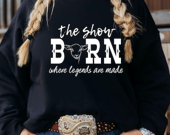Show Lamb Livestock PNG, Neon County Fair Design (Digital Download)