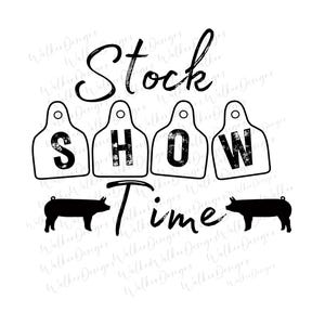 Stock Show Pig Swine Livestock PNG Digital Download Goin Showin Ya&#39;ll cattle mom, bright colors, sublimation
