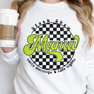 Stock Show Mama PNG Digital Download fair shirt design stock show momma stock show mom animal showing sublimation design tshirt design