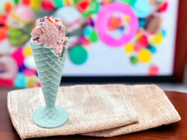 Decorative Ice Cream Cone Etsy