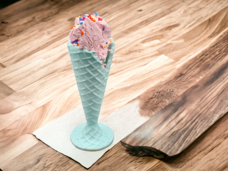 Decorative Ice Cream Cone Etsy