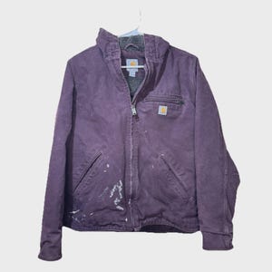 Purple Carhartt Jacket - Etsy