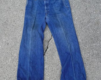 Vintage 1970s Levi Carrot Tab Fresh Produce Carpenter Style Wide