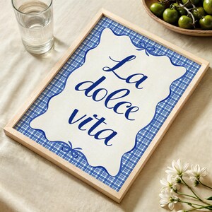 La Dolce Vita Art Print, Italian Wall Art, Printable Art, Italian Coastal Art, Italian Lifestyle Art, Italian Art Print, Digital Download