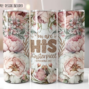 Christlicher Becher PNG | 20oz dünner Becher PNG | Religiöser Becher Design