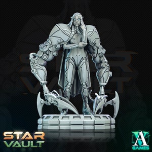 Sakura - Cartel Mech Tech van ArchvillainGames, Wargame/tafelbladminiatuur met basis