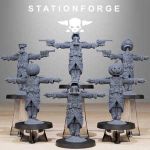 GrimGuard Scarecrow from StationForge/6 Miniatures +Free Bases