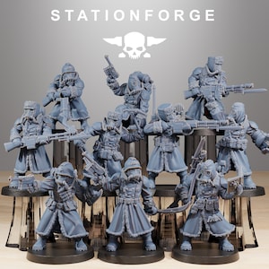 GrimGuard Frostwatch from StationForge/10 Miniatures +Gratis Bases