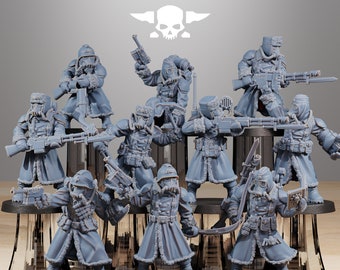 GrimGuard Frostwatch from StationForge/10 Miniatures +Gratis Bases