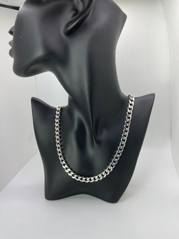 925 Sterling Silver Curb Link Necklace – 52g - Etsy