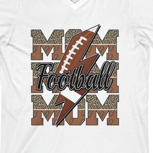 Fun Football Mom V Neck