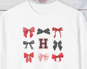 Heath Bow Comfort Colors Sweater