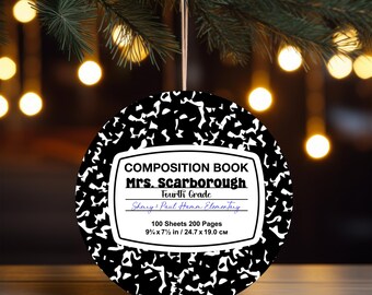 Teacher Ornament - Ceramic