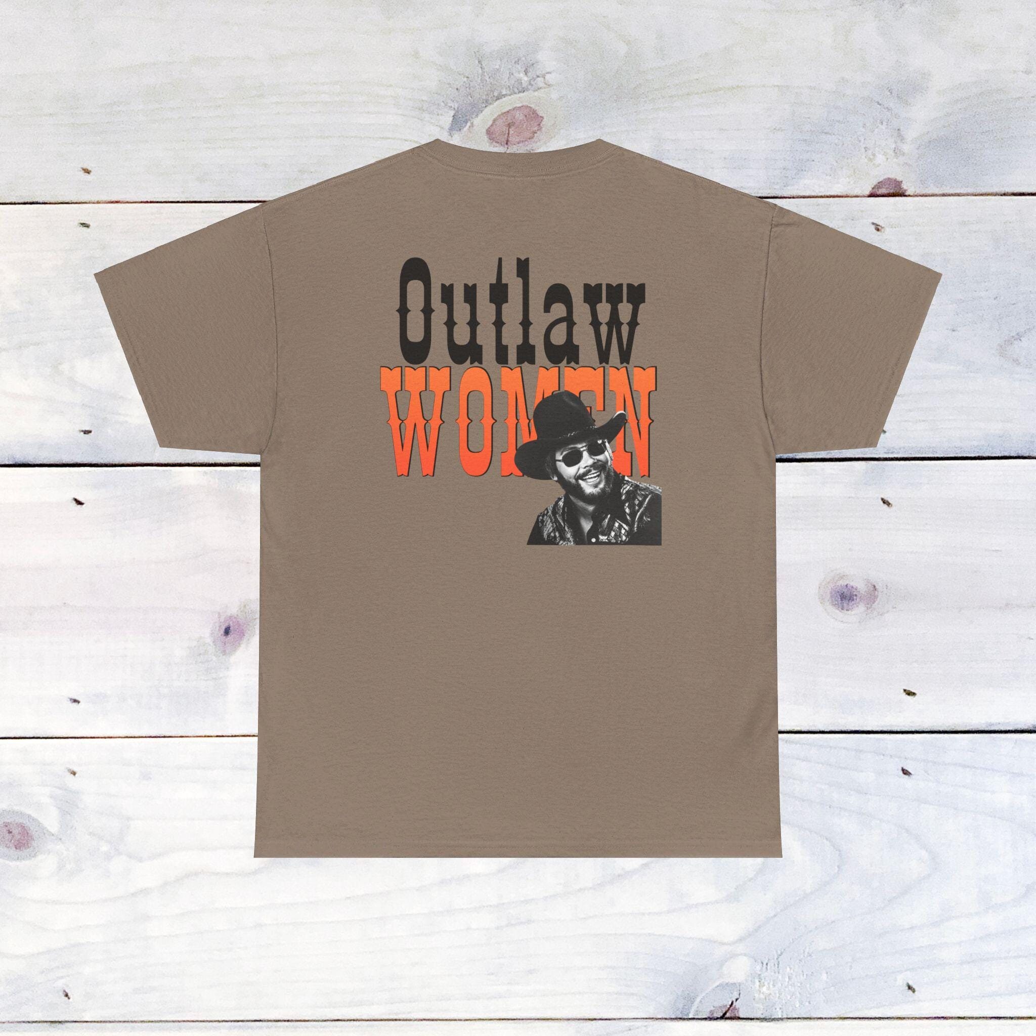 Hank Outlaw Women Unisex Cotton Tee