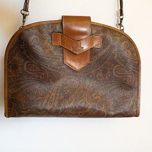 Peruzzi patterned leather purse