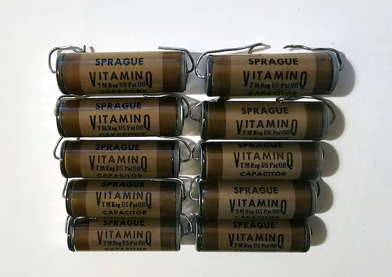 Sprague Vitamin Q Capacitor .01-2000 Price per Capacitor - NOS - Etsy