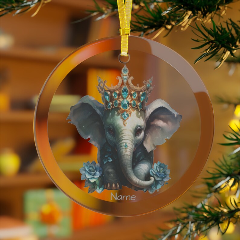 Elephant Glass Ornament Bundles Etsy