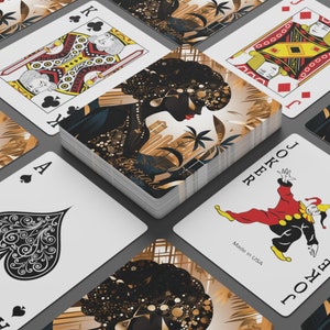 Luxury Woman Custom Poker Karten