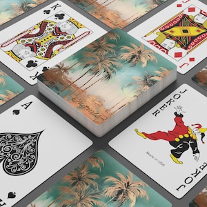 Palm Travel Custom Pokerkarten
