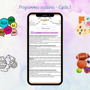 Programmes scolaires Cycle 3 Nouveaux programmes 2023 image 2