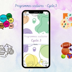 Programmes scolaires Cycle 3 Nouveaux programmes 2023 image 1