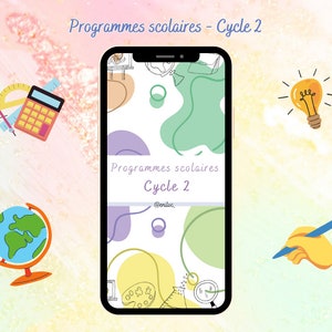 Fiches programmes scolaires Cycle 2 画像 1