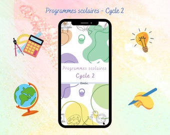 Fiches programmes scolaires - Cycle 2