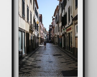 Aesthetic Wall Decor  | Streets of Madeira |  Aesthetic Room Decor | Digital Download