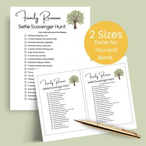 Family Reunion Adult Scavenger Hunt Family Reunion Games Printable Reunion Party Ideas Activities Photo Phone Selfie Family Scavenger Hunt