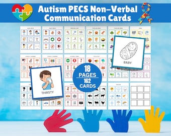 Communication Cards, PECS Cards, Emotion Cards, Autism Card, Printable Conversation Cards, Visual Cue Cards, Special Needs, Autism Support