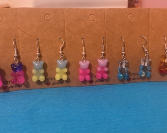 Gummy bear earrings