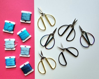Stainless steel cute embroidery scissors | Mini scissors | Sewing scissors or quilting scissors | Embroidery gift or sewing gift