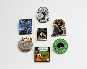 Favorite Stories Needle Minders | Embroidery magnet for cross stitch | Anne of Green Gables, Pride and Prejudice, Gilmore Girls, LOTR