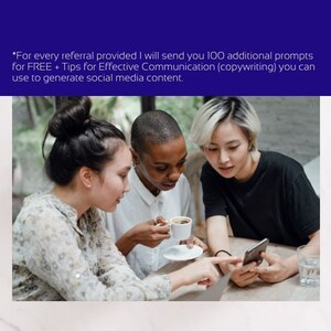 May include: Three people are sitting at a table looking at a smartphone. The person in the middle is holding a cup of coffee. The table is made of wood and has a white tablecloth. The people are all wearing casual clothing.