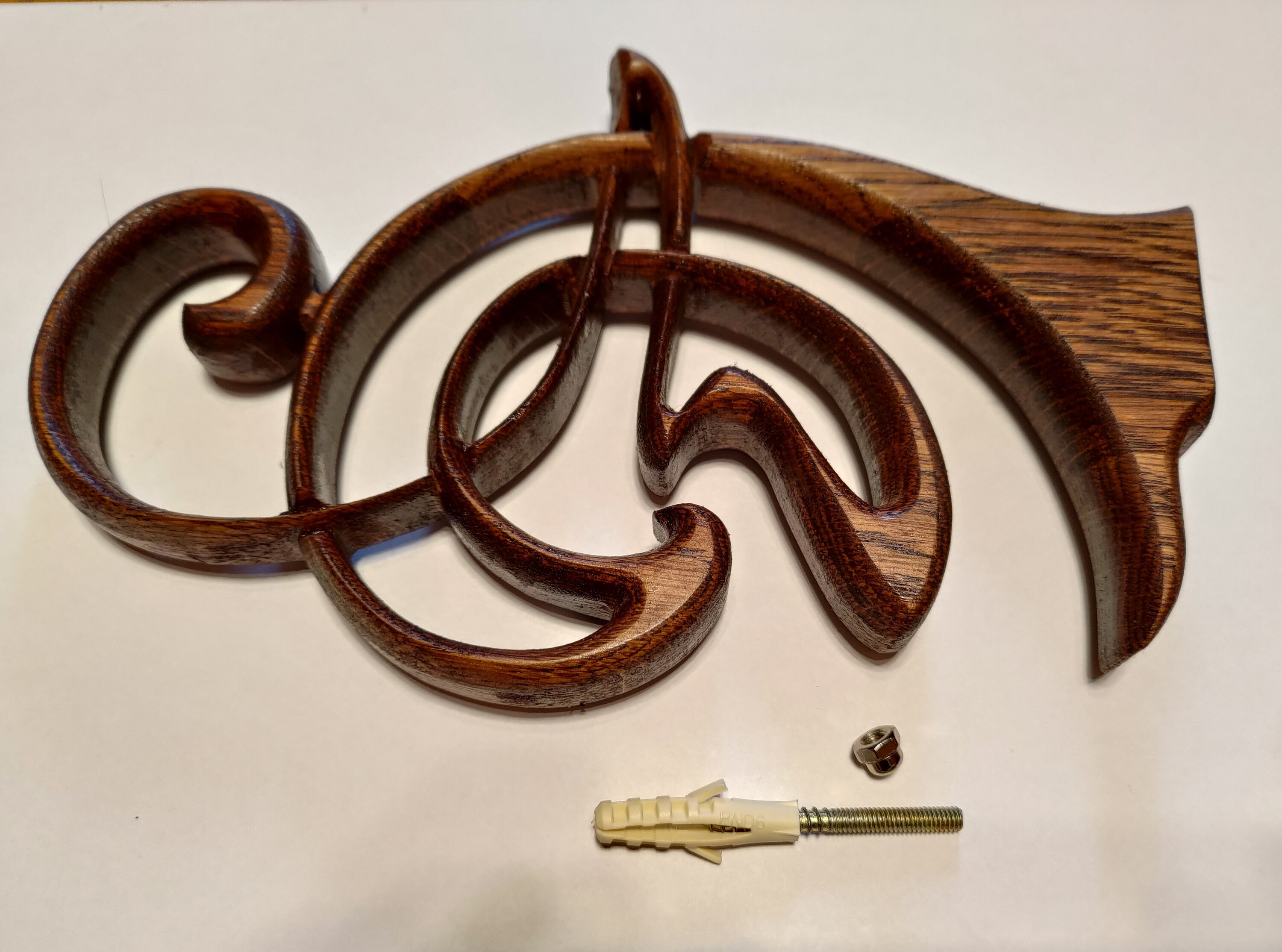 1 Ps A&D Art Nouveau Curtain Rod Holder #9, Curtain Rod Double Brackets