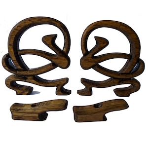 1 St. A&D Jugendstil Gardinenstange Halter #8 u.a. Gardinenstange Doppelhalterungen, Dekohaken, Gardinenstange Holz, Gardinenstange extra lang