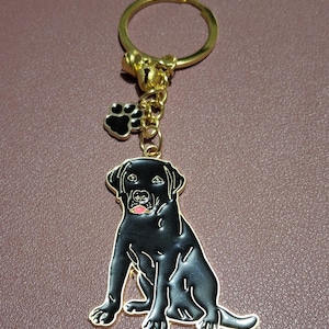 Porte-clés labrador, avec pochette cadeau