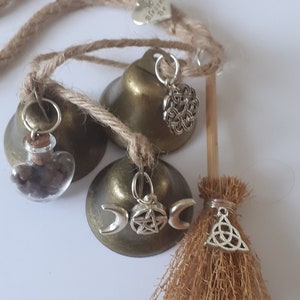Witches bells for protection, wind chime, door hanger, with gift box