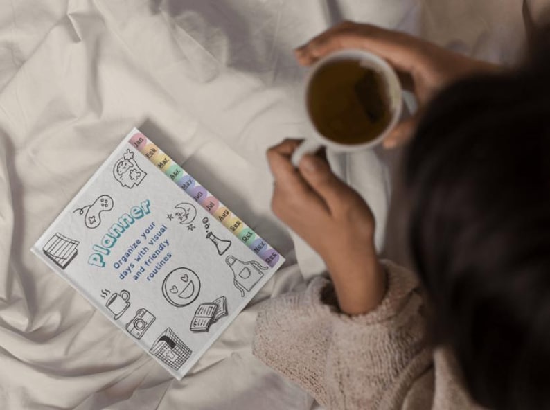 Neurodivergent Kids Visual Planner | Autism &amp; Adhd-friendly Printable ...