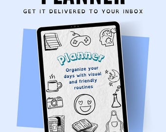 Neurodivergent Kids Visual Planner | Autism & ADHD-Friendly Printable Routine Organizer