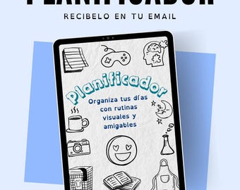 Planificador Visual för Niños med Autismo och TDAH | Rutinas Diarias + Emociones | PDF Imprimible + Editable Interactive