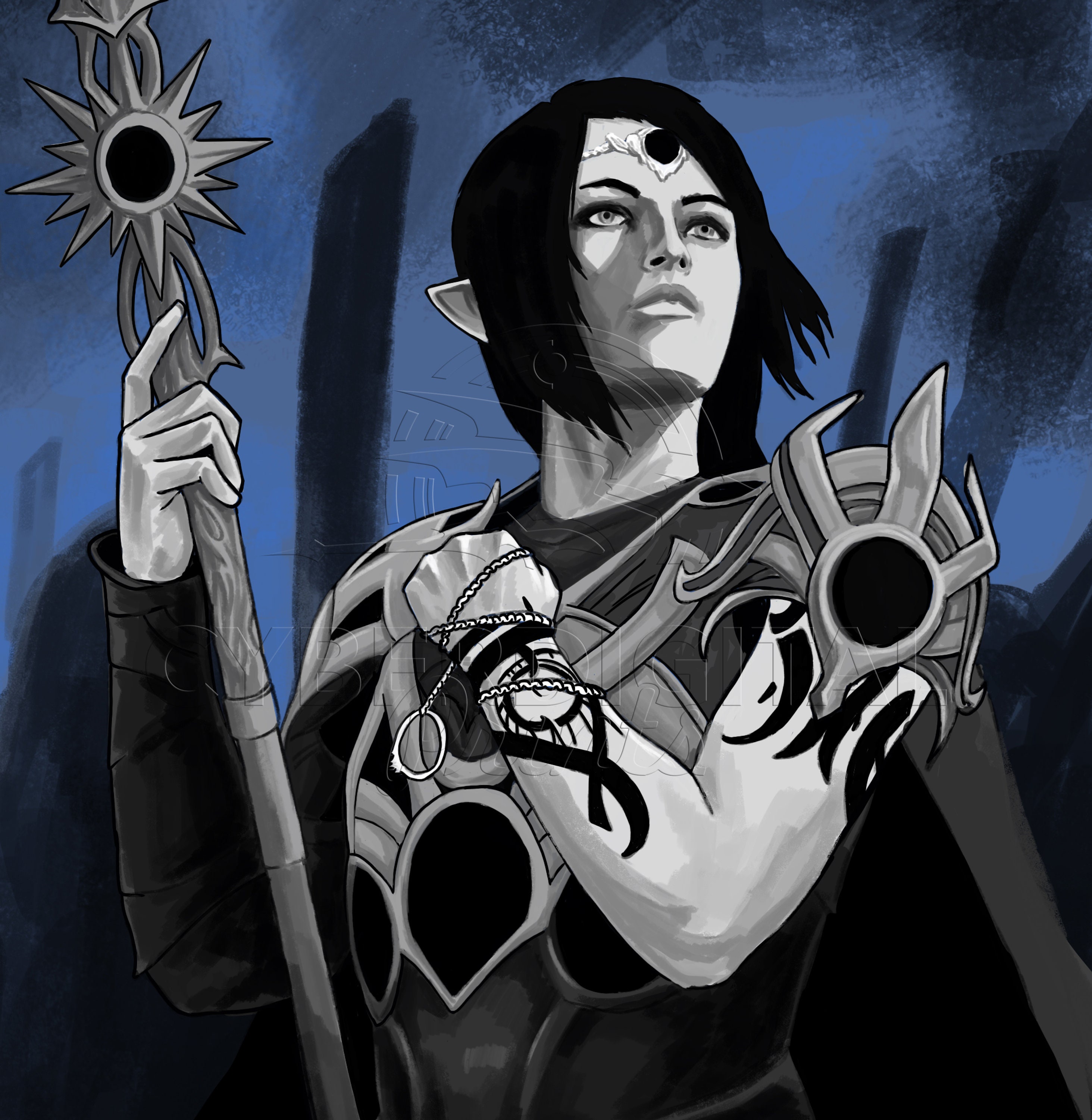 Shadowheart Poster [baldur's Gate 3 Art | Game Fan Art | Poster Art ...