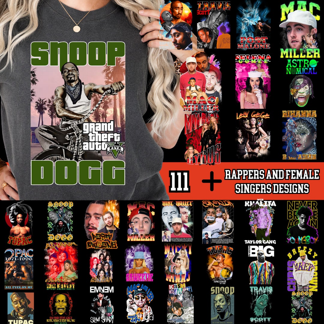 111 Hip Hop Rappers and Female Singers Bundle Designs, Female Singers ...