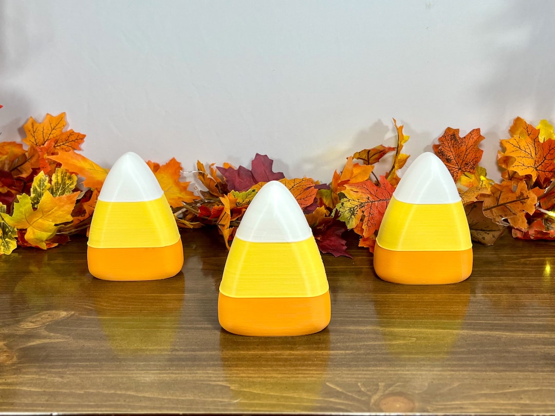 Candy Corn 3 Pack Halloween Decoration, Trick or Treat Decor, Indoor ...