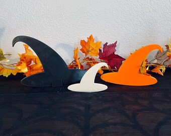 Witch Hat 3D Printed Halloween Table Top Decoration Ornament